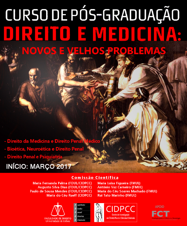 Curso Pós-Graduado Direito e Medicina – Novos e velhos problemas