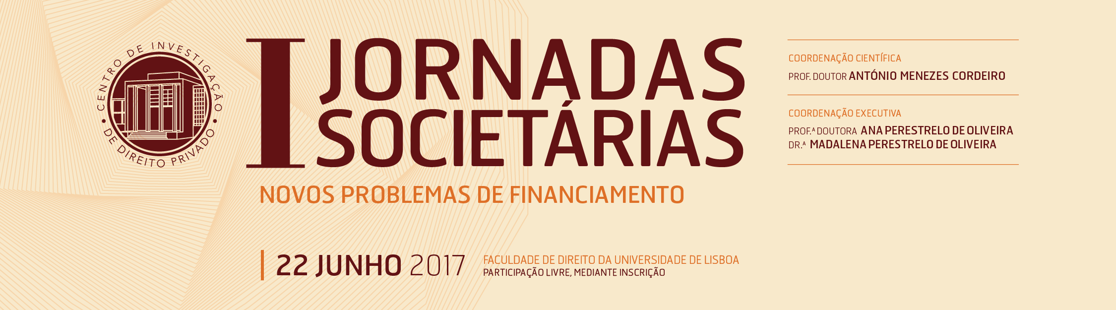 I JORNADAS SOCIETÁRIAS - Novos problemas de Financiamento